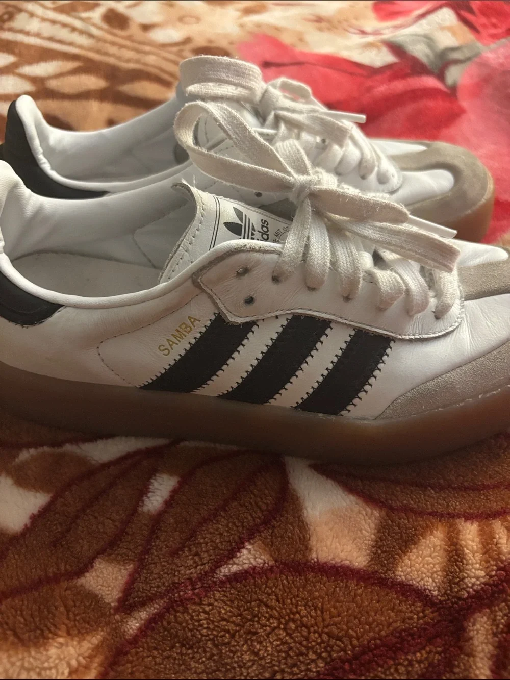 adidas Men’s White & Black Low-Top Sneakers